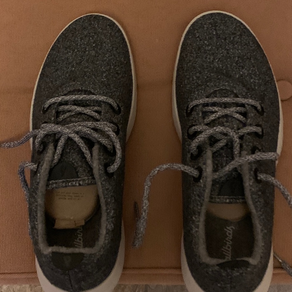 Allbirds Mens Wool Runners Natural Grey (Light Grey Sole) Size 11